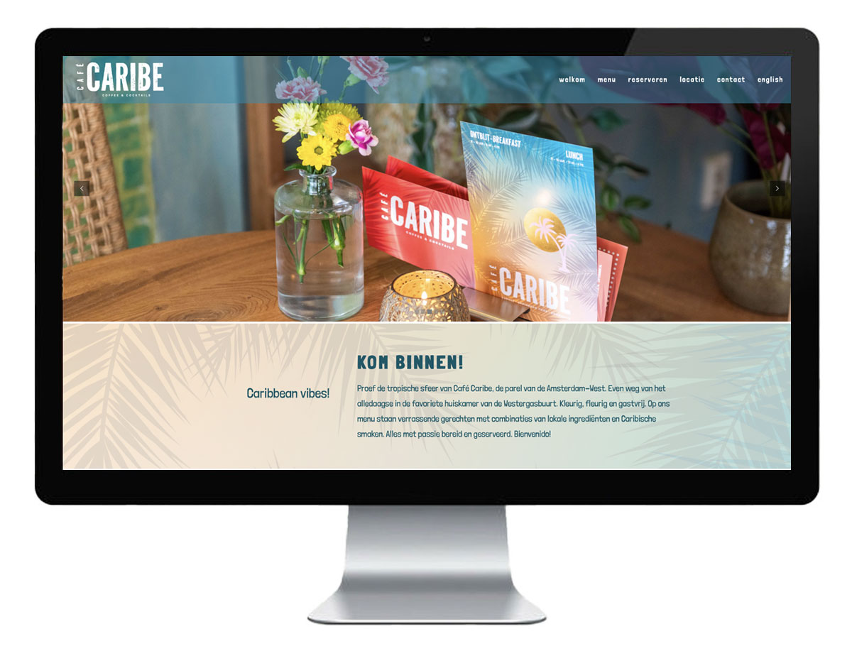 Café Caribe website